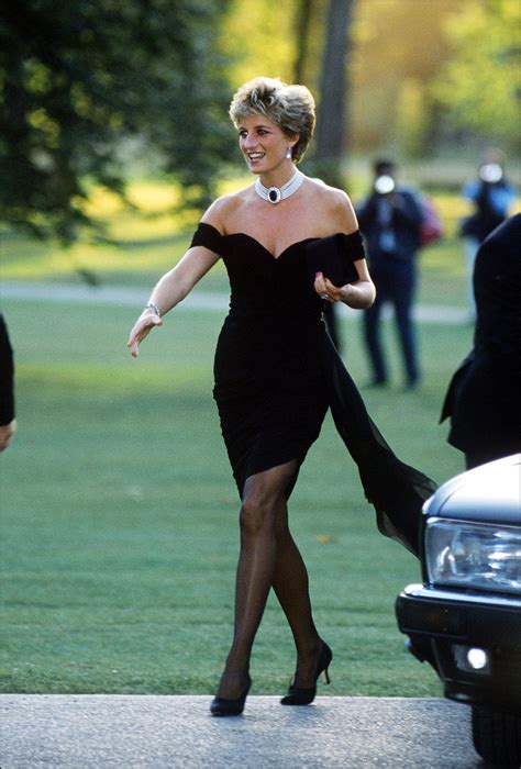 princess diana black dress